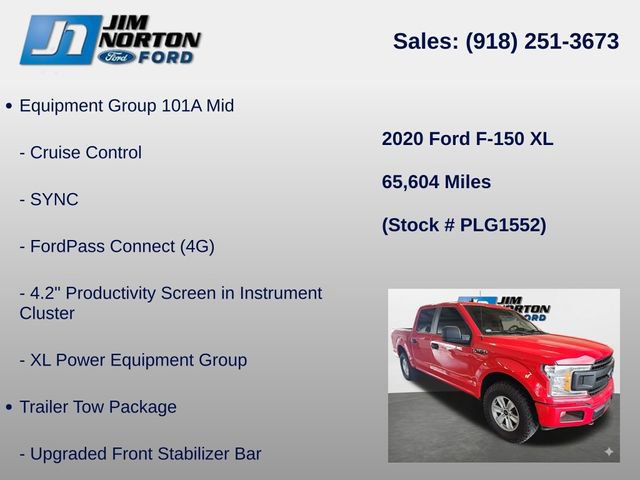 Used 2020 Ford F150 XL w/ Equipment Group 101A Mid image 9