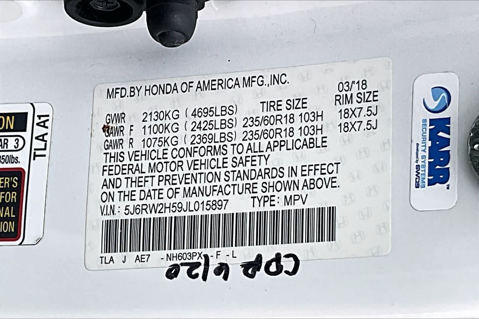 Used 2018 Honda CR-V EX image 19