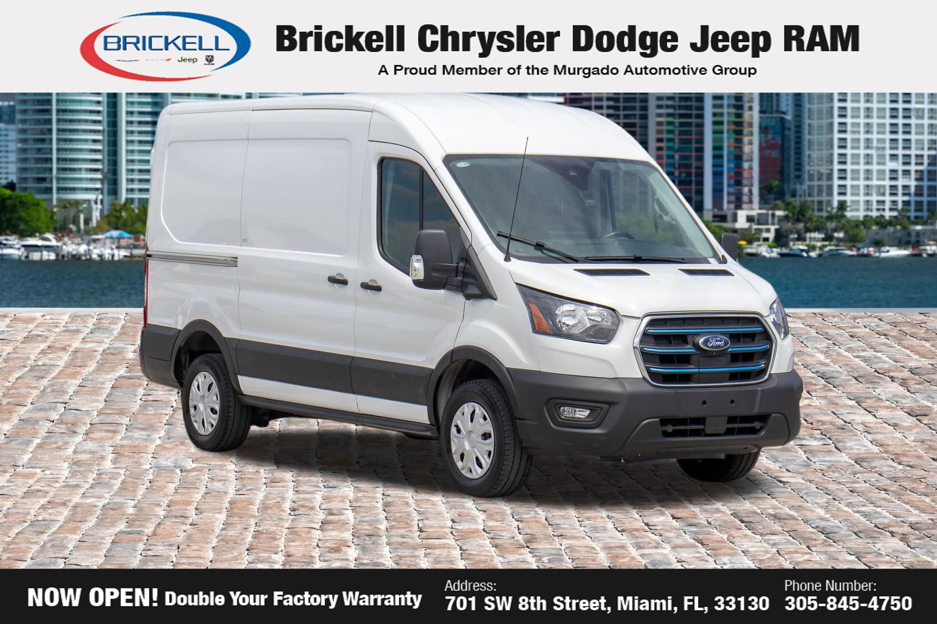 Used 2023 Ford E-Transit Medium Roof video 3