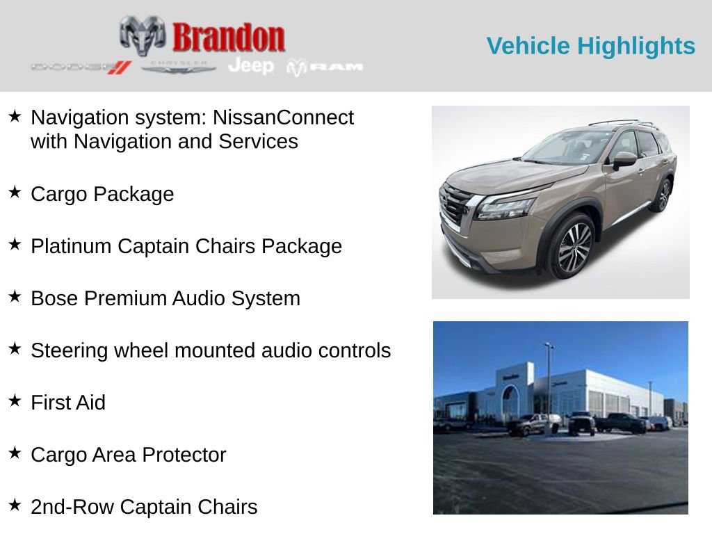 Used 2025 Nissan Pathfinder Platinum image 2