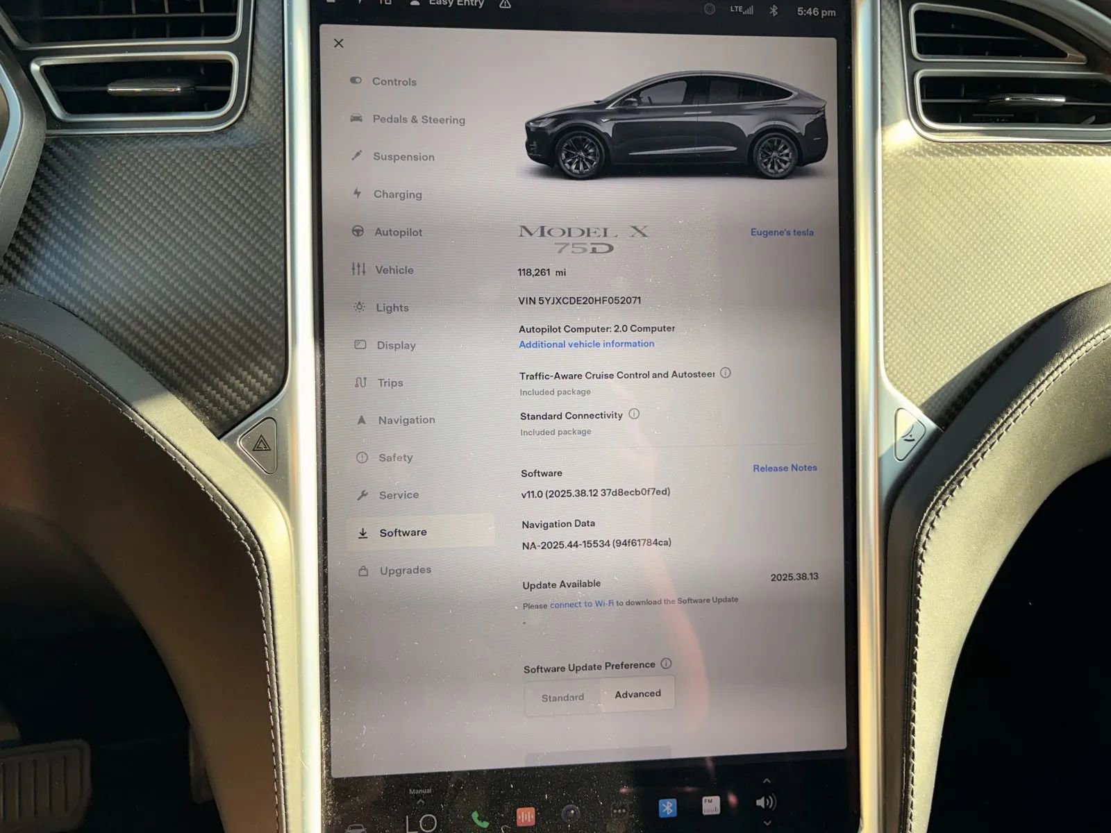 Used 2017 Tesla Model X 75D AWD/4WD image 14