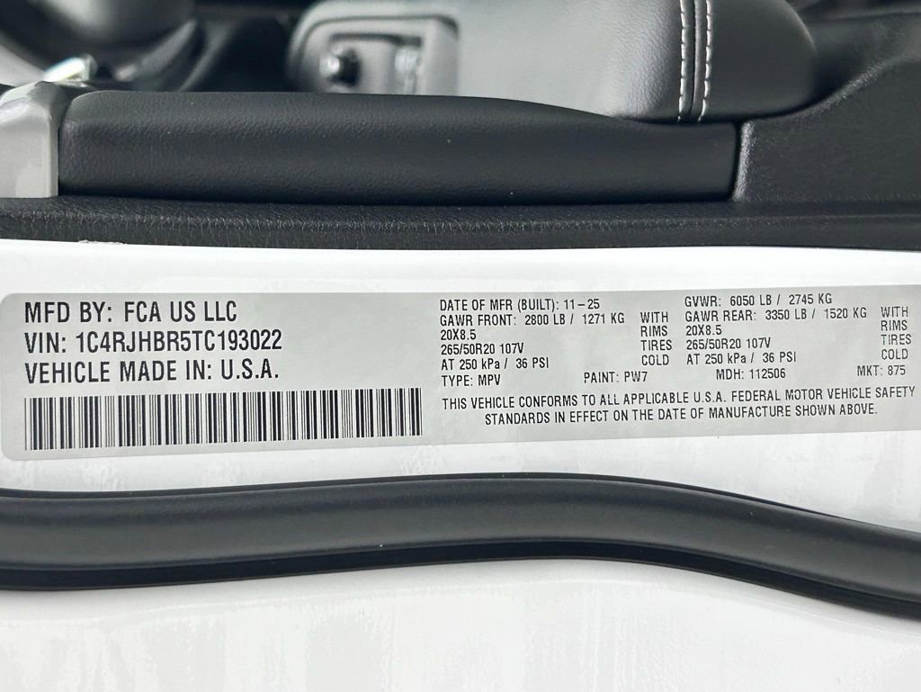 New 2026 Jeep Grand Cherokee Limited w/ Limited Altitude Package image 23