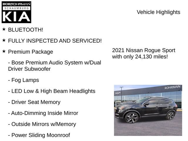Used 2021 Nissan Rogue Sport SL w/ Premium Package AWD/4WD image 7