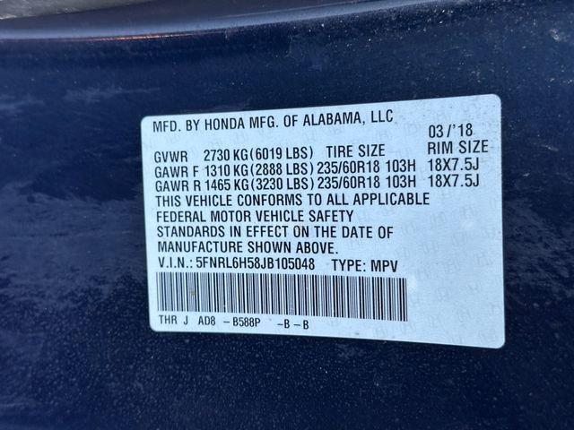 Used 2018 Honda Odyssey EX image 32