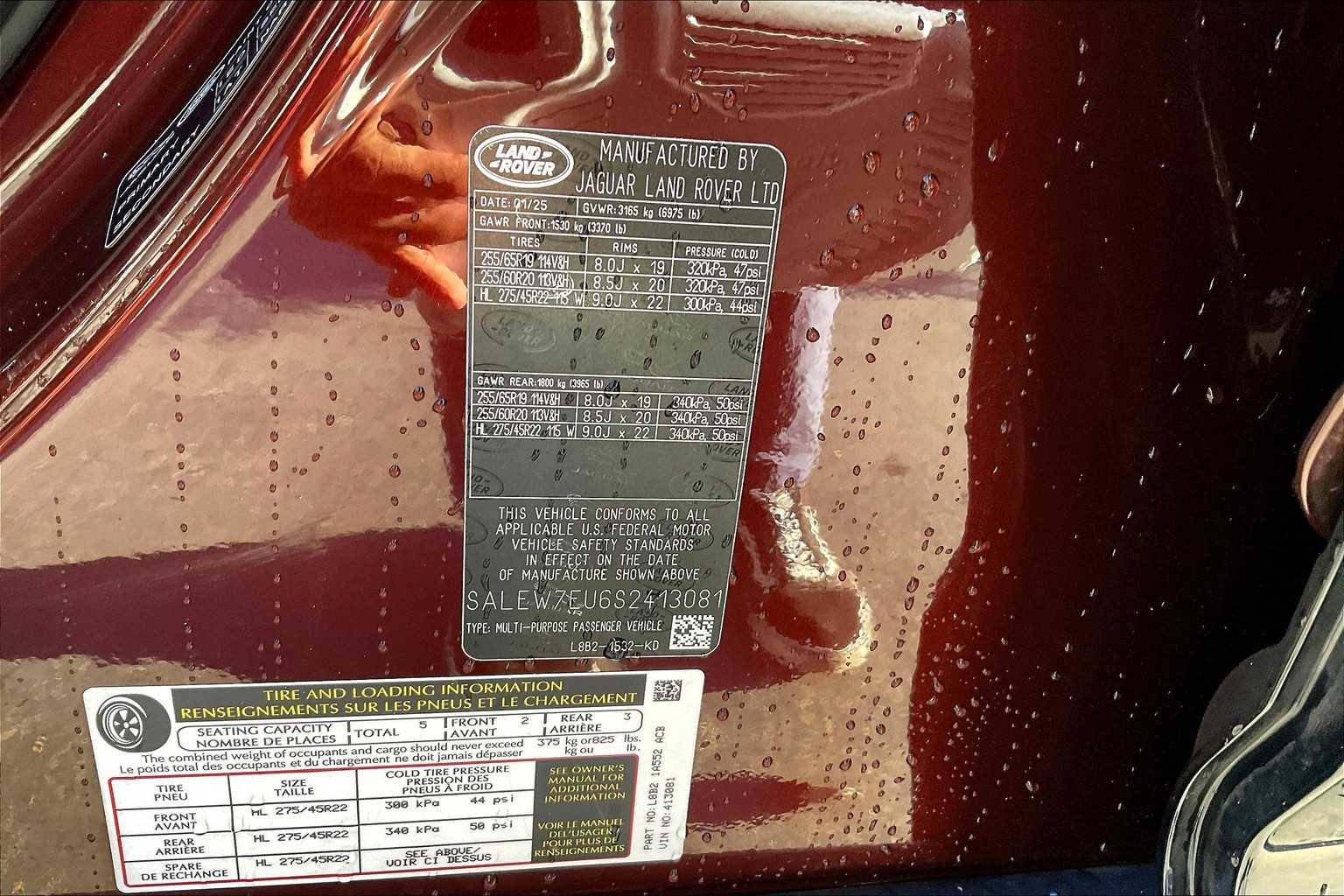 Used 2025 Land Rover Defender 110 Sedona Red Edition image 35