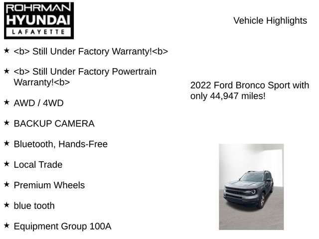 Used 2022 Ford Bronco Sport image 7