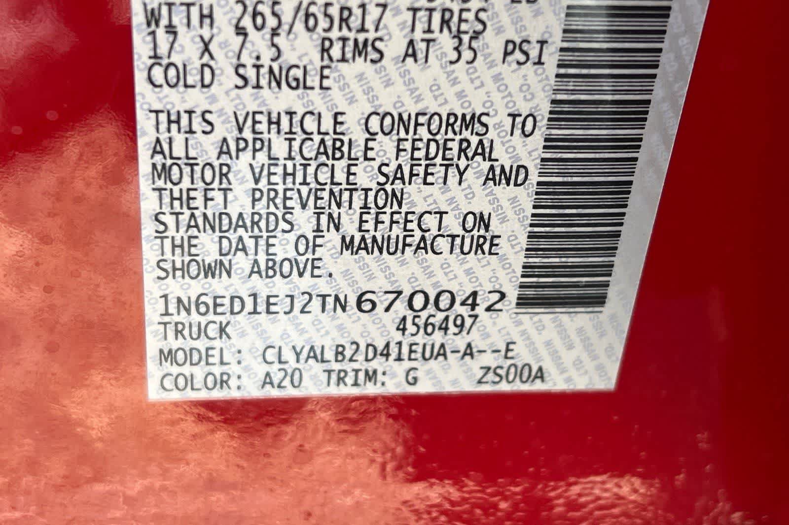 New 2026 Nissan Frontier SV w/ Tow Package RWD image 33