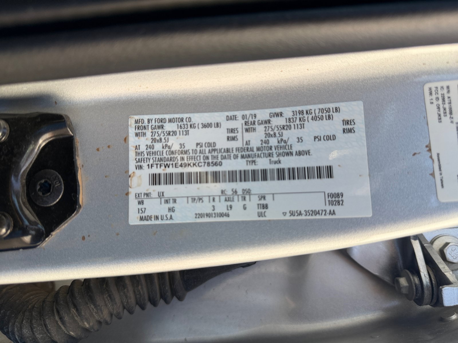 Used 2019 Ford F150 Lariat w/ Equipment Group 502A Luxury AWD/4WD image 34