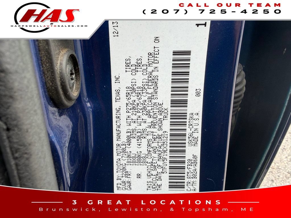 Used 2014 Toyota Tundra SR5 w/ TRD Off Road Package AWD/4WD image 16
