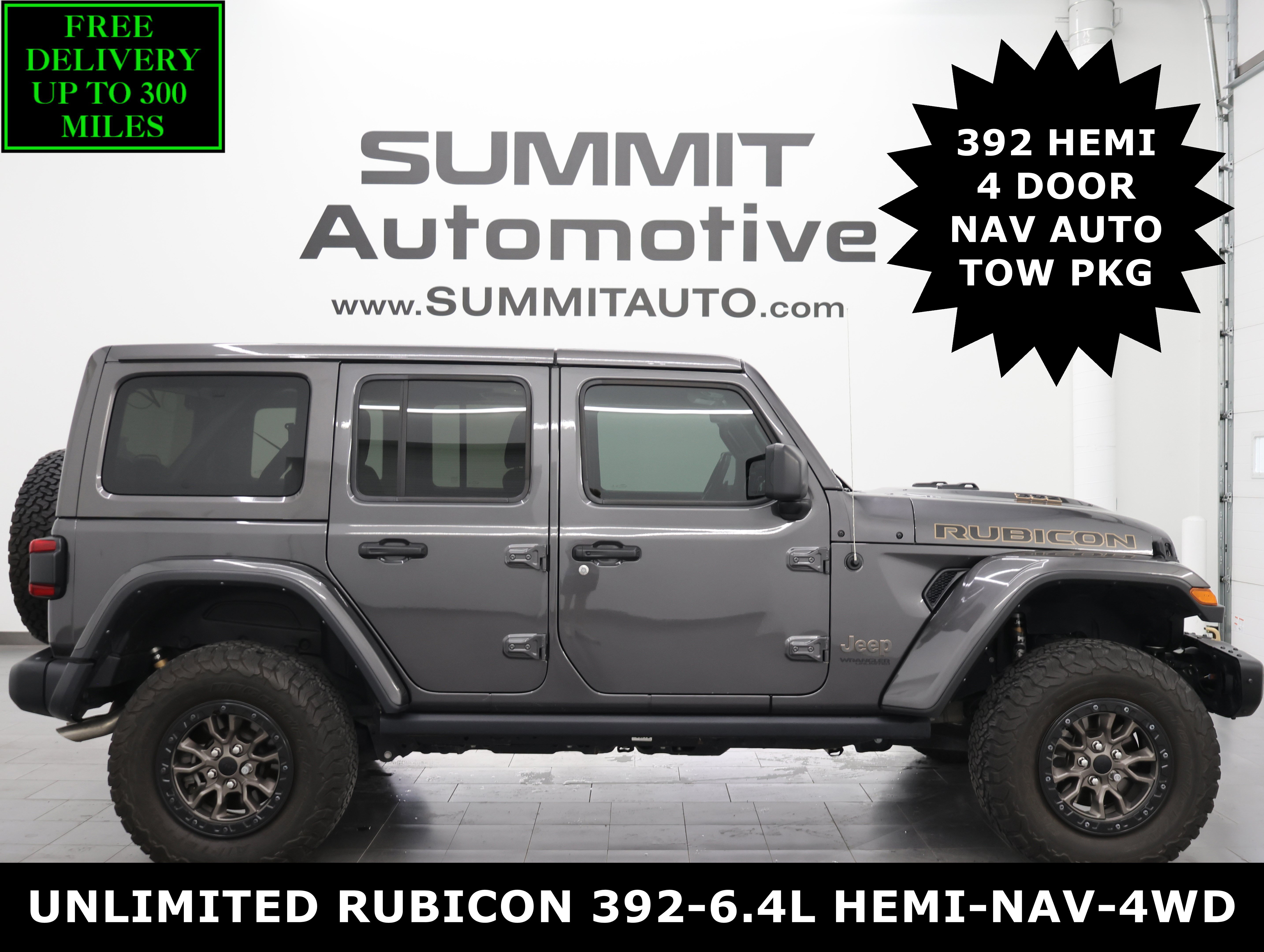 Used 2021 Jeep Wrangler Unlimited Rubicon w/ Trailer Tow Package AWD/4WD image 1