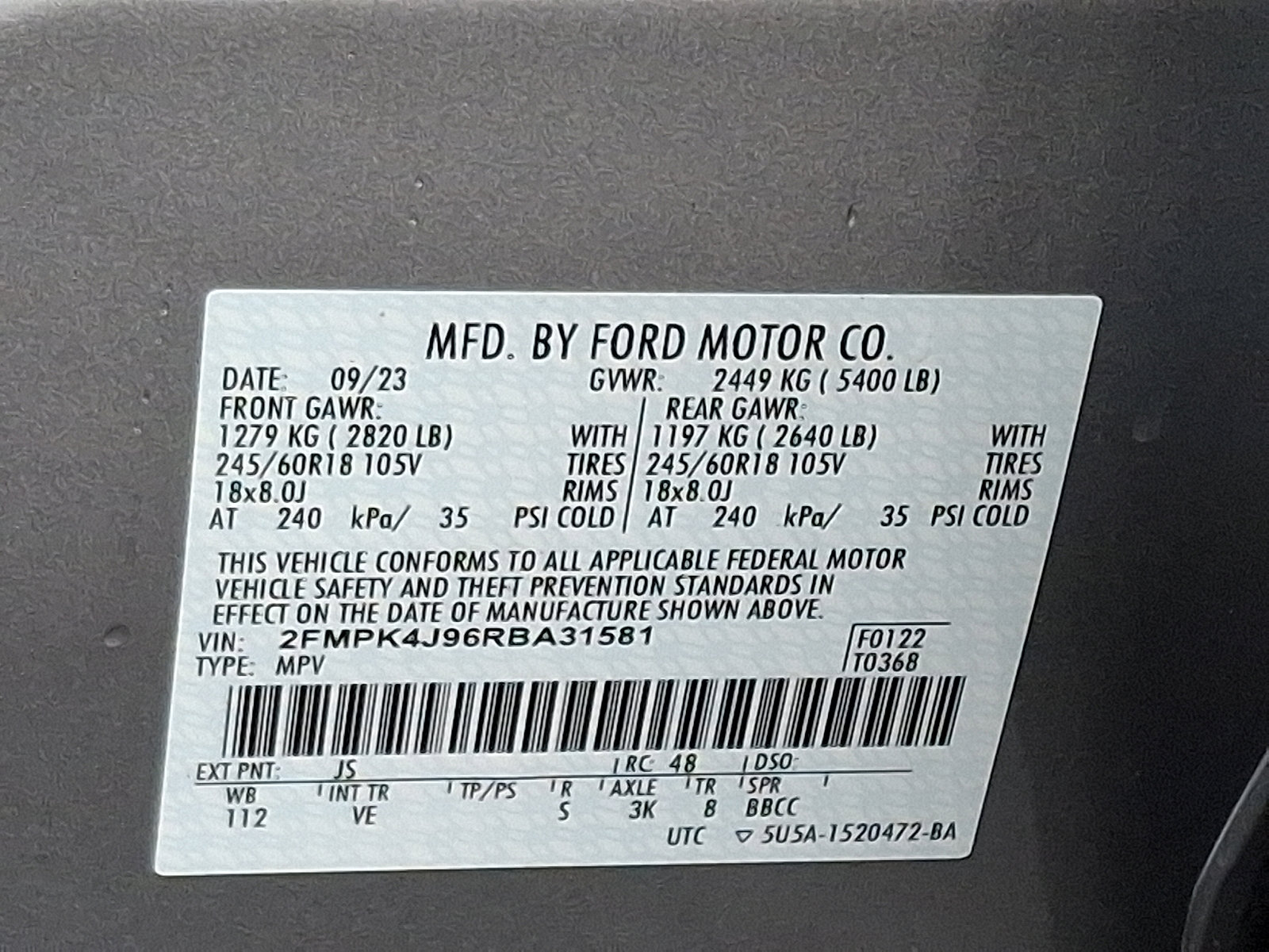 Used 2024 Ford Edge SEL w/ Convenience Package image 27