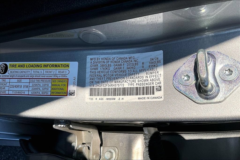 Used 2024 Honda Civic Sport image 16