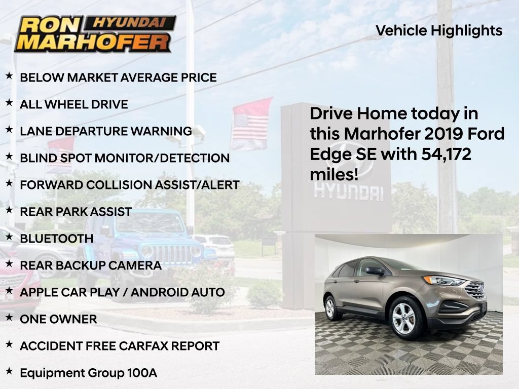 Used 2019 Ford Edge SE AWD/4WD image 14