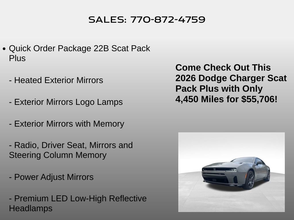 Used 2026 Dodge Charger R/T Scat Pack image 20