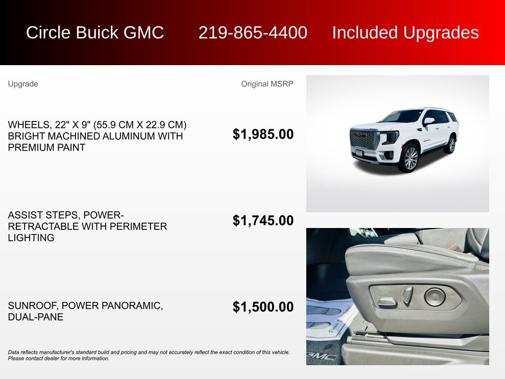 Used 2022 GMC Yukon Denali AWD/4WD image 3