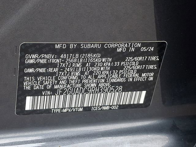 Certified 2024 Subaru Crosstrek 2.0i Premium AWD/4WD image 28