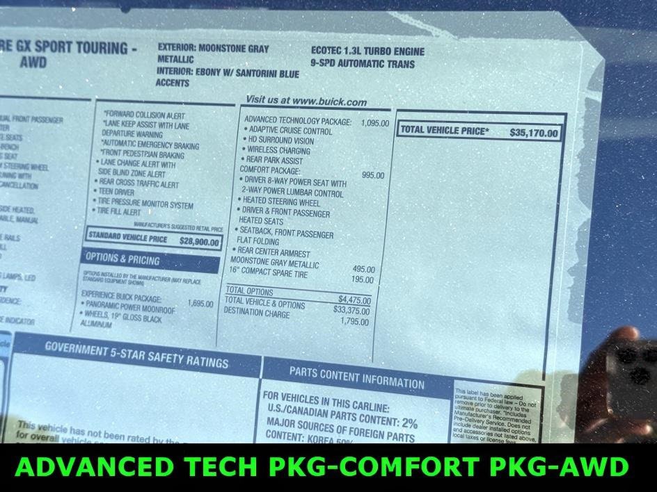 New 2026 Buick Encore GX Sport Touring w/ Advanced Technology Package image 5