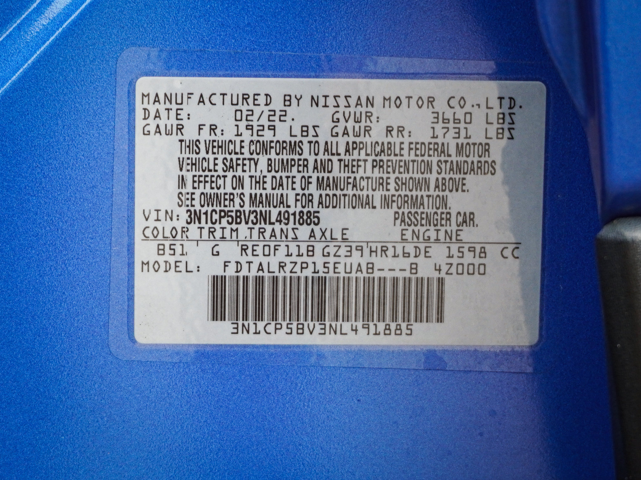 Used 2022 Nissan Kicks S FWD image 36