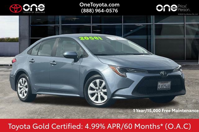 Certified 2022 Toyota Corolla LE
