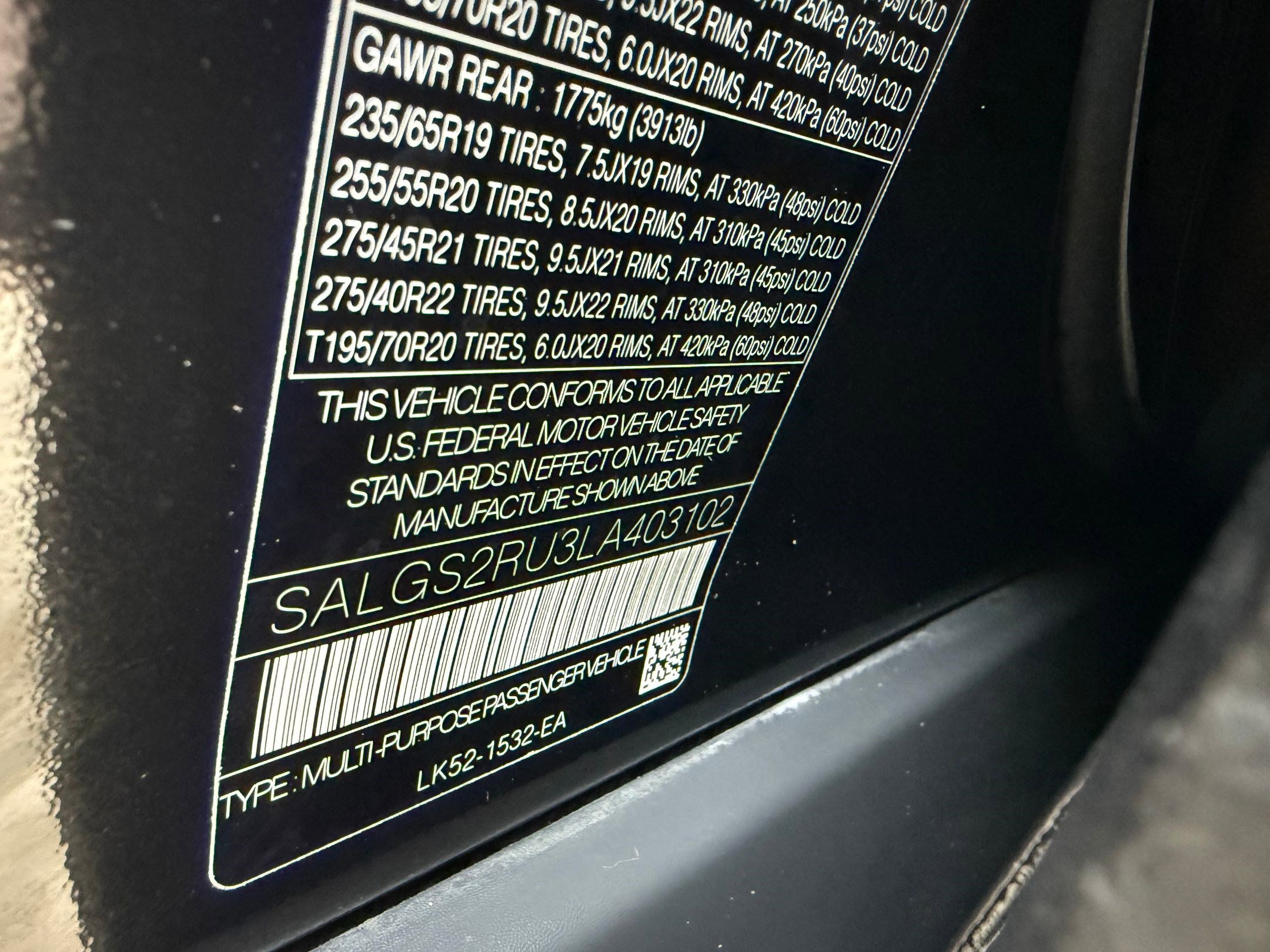 Used 2020 Land Rover Range Rover HSE AWD/4WD image 18