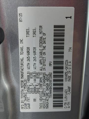 New 2025 Toyota Sequoia Platinum image 18