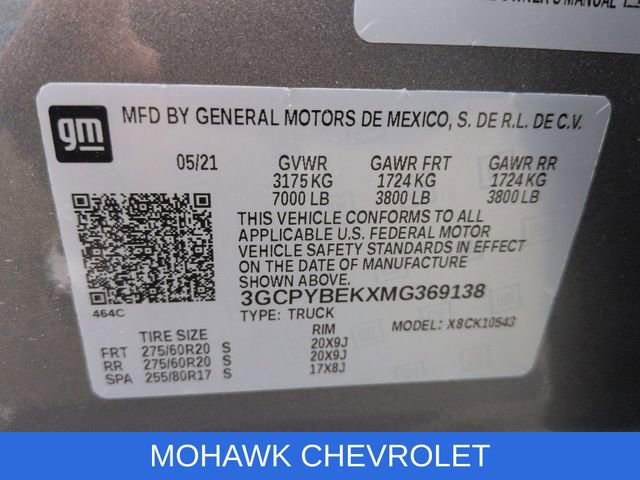 Used 2021 Chevrolet Silverado 1500 Custom AWD/4WD image 32