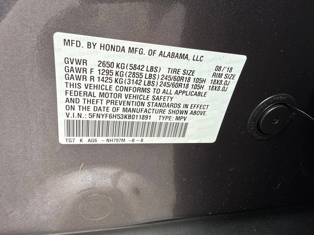Used 2019 Honda Pilot EX-L image 10