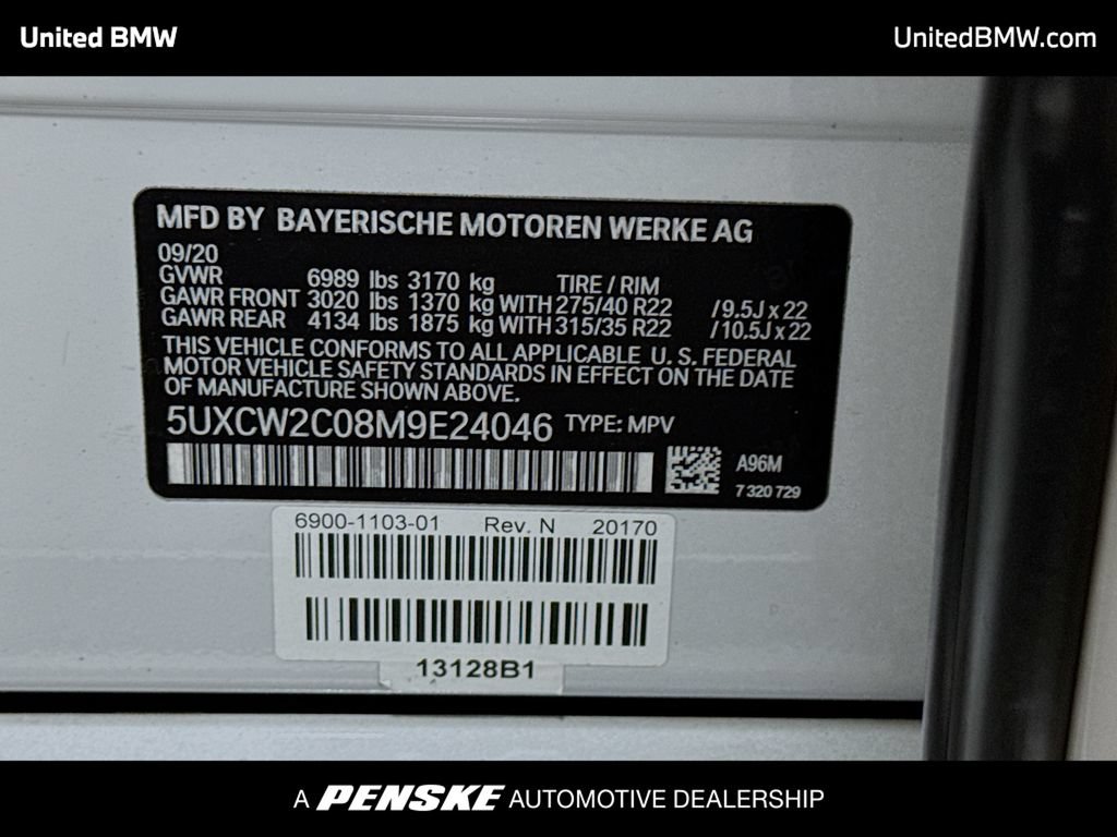 Used 2021 BMW X7 xDrive40i w/ M Sport Package AWD/4WD image 15