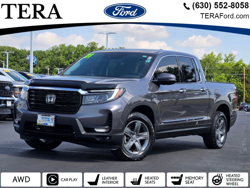 Used 2021 Honda Ridgeline RTL-E