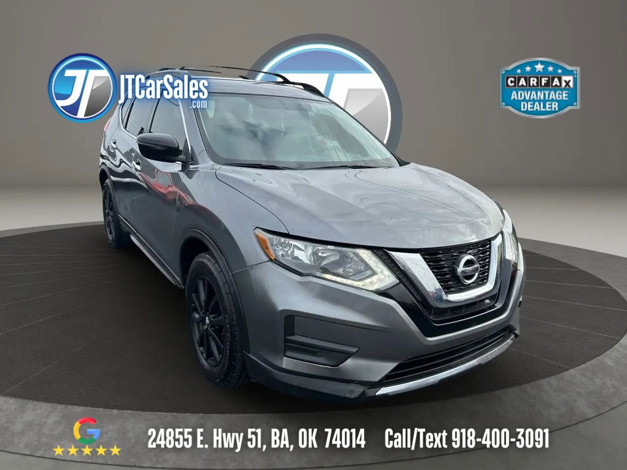 Used 2017 Nissan Rogue SV w/ Midnight Edition Package image 1