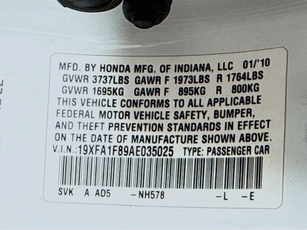 Used 2010 Honda Civic EX image 28