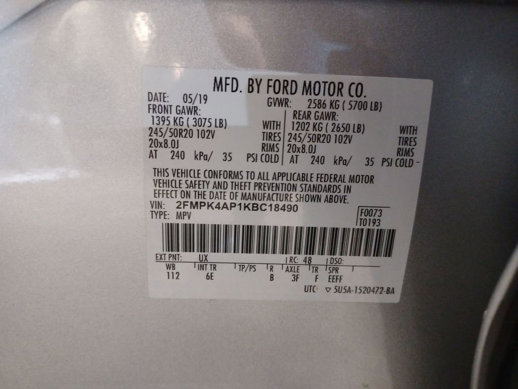 Used 2019 Ford Edge ST w/ Equipment Group 401A image 27