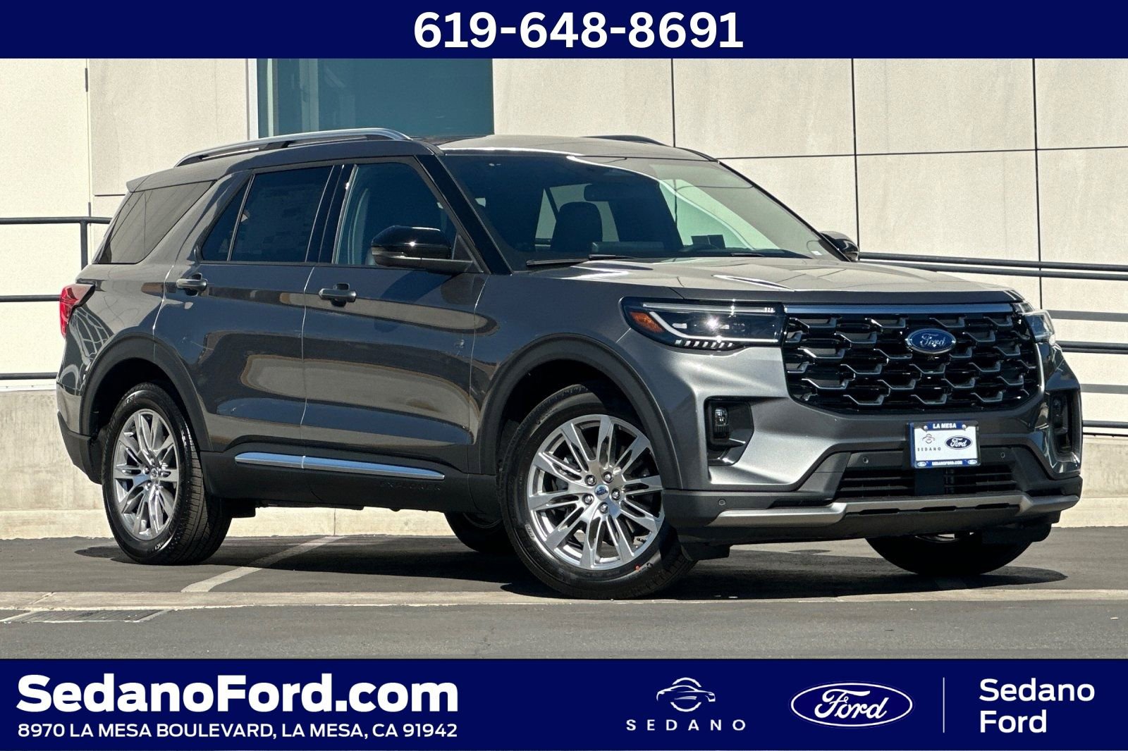 New 2026 Ford Explorer Platinum