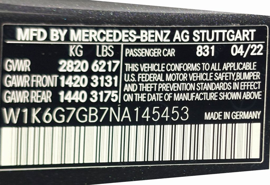 Used 2022 Mercedes-Benz S 580 4MATIC Sedan w/ AMG Line Package image 39