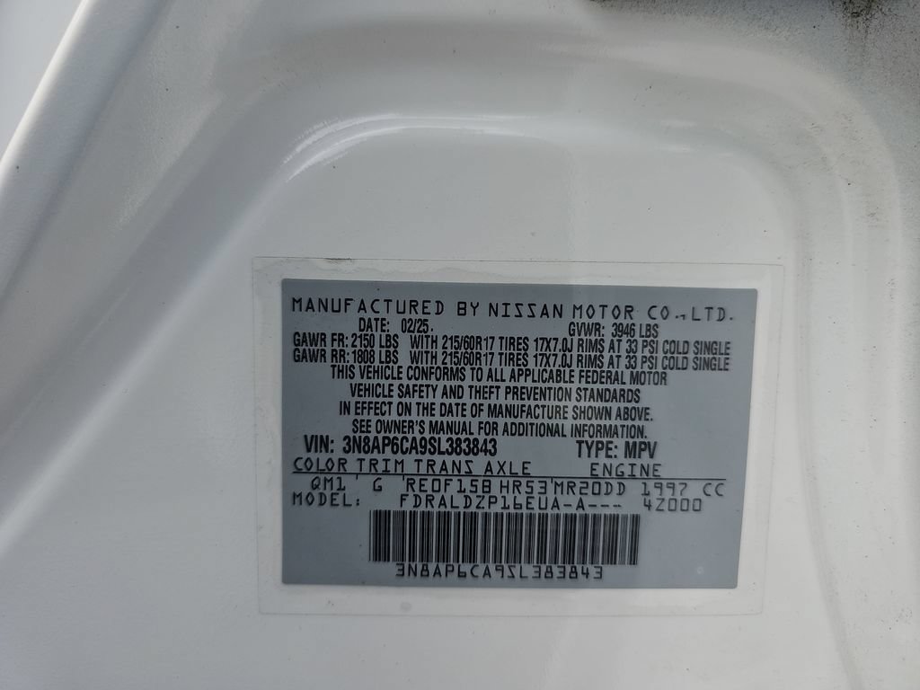 Used 2025 Nissan Kicks SV FWD image 37
