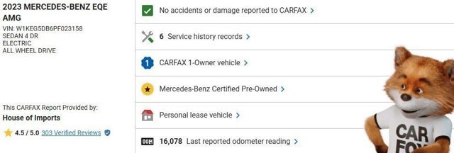 Certified 2023 Mercedes-Benz EQE AMG 4MATIC Sedan video 3
