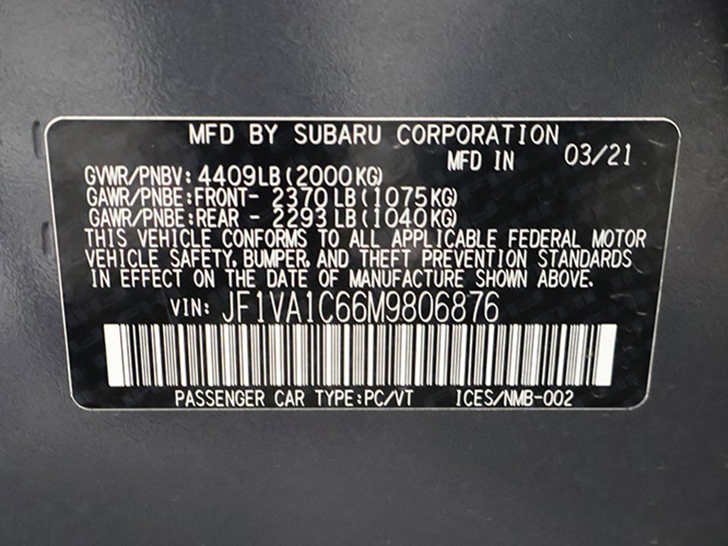 Used 2021 Subaru WRX Premium image 48