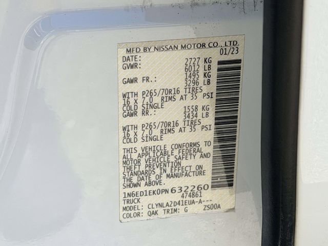 Used 2023 Nissan Frontier S w/ Technology Package AWD/4WD image 26