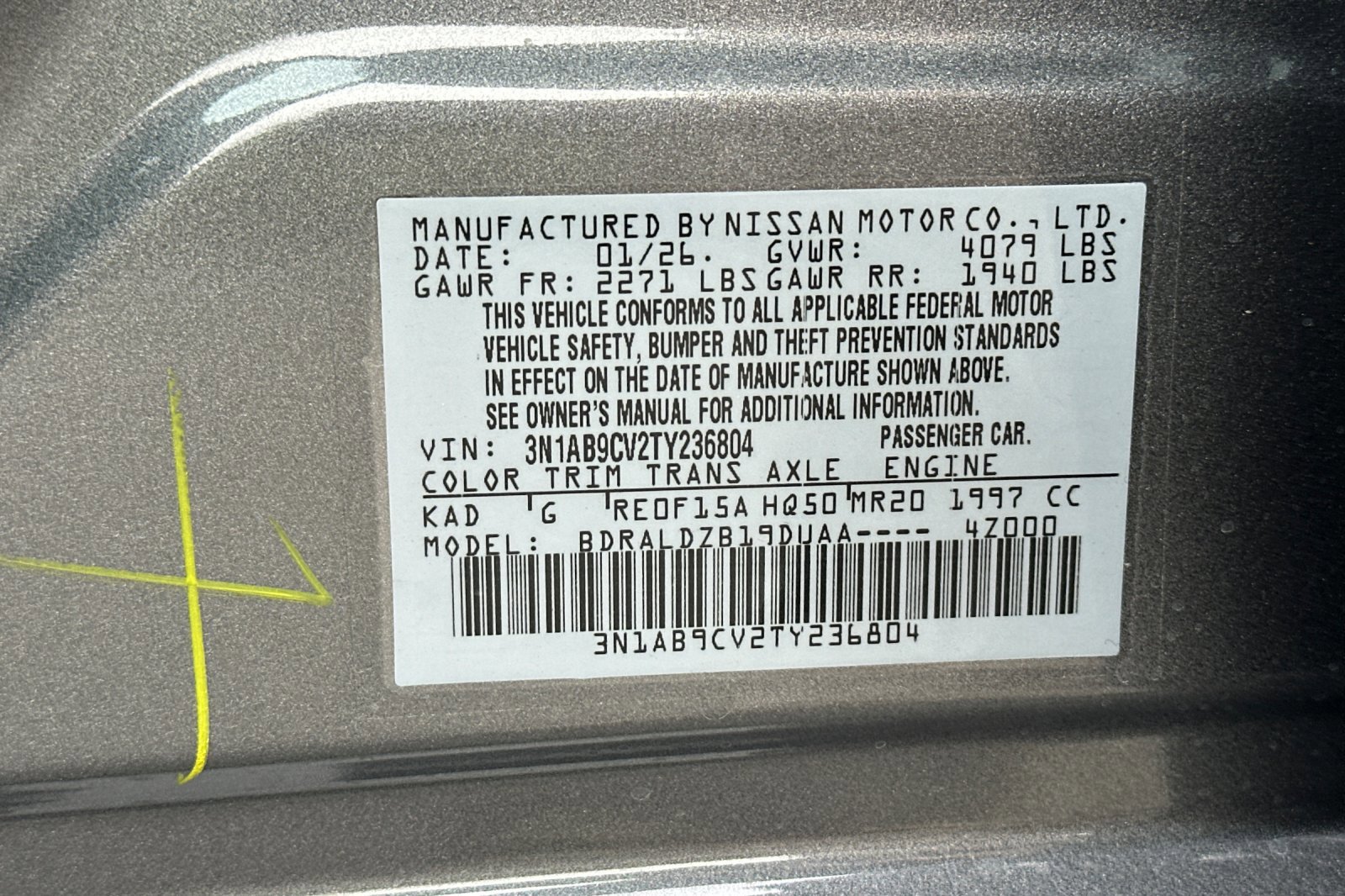 New 2026 Nissan Sentra SV image 26