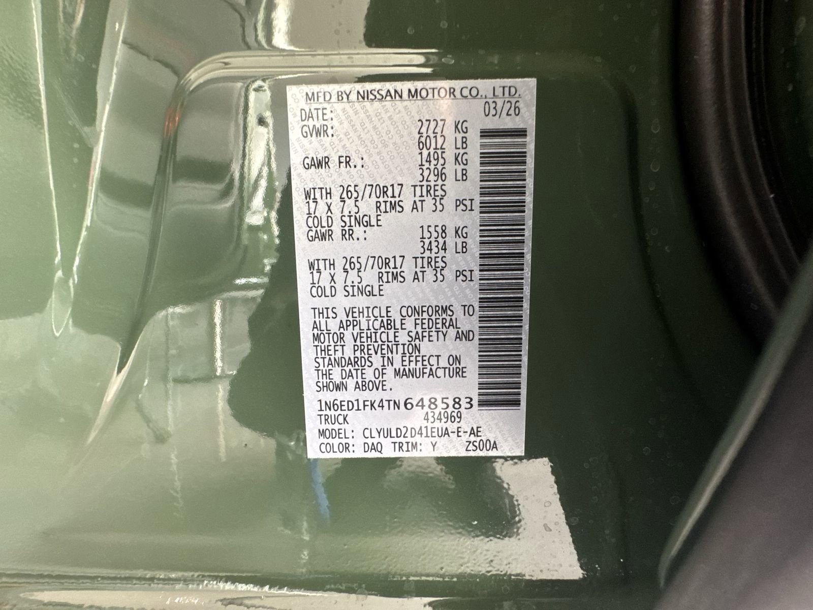 New 2026 Nissan Frontier PRO-4X w/ Pro Premium Package image 30