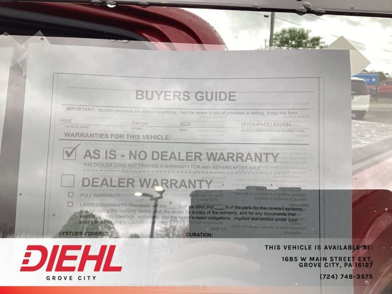 Used 2020 Ford Ranger XLT w/ Equipment Group 301A Mid AWD/4WD image 14