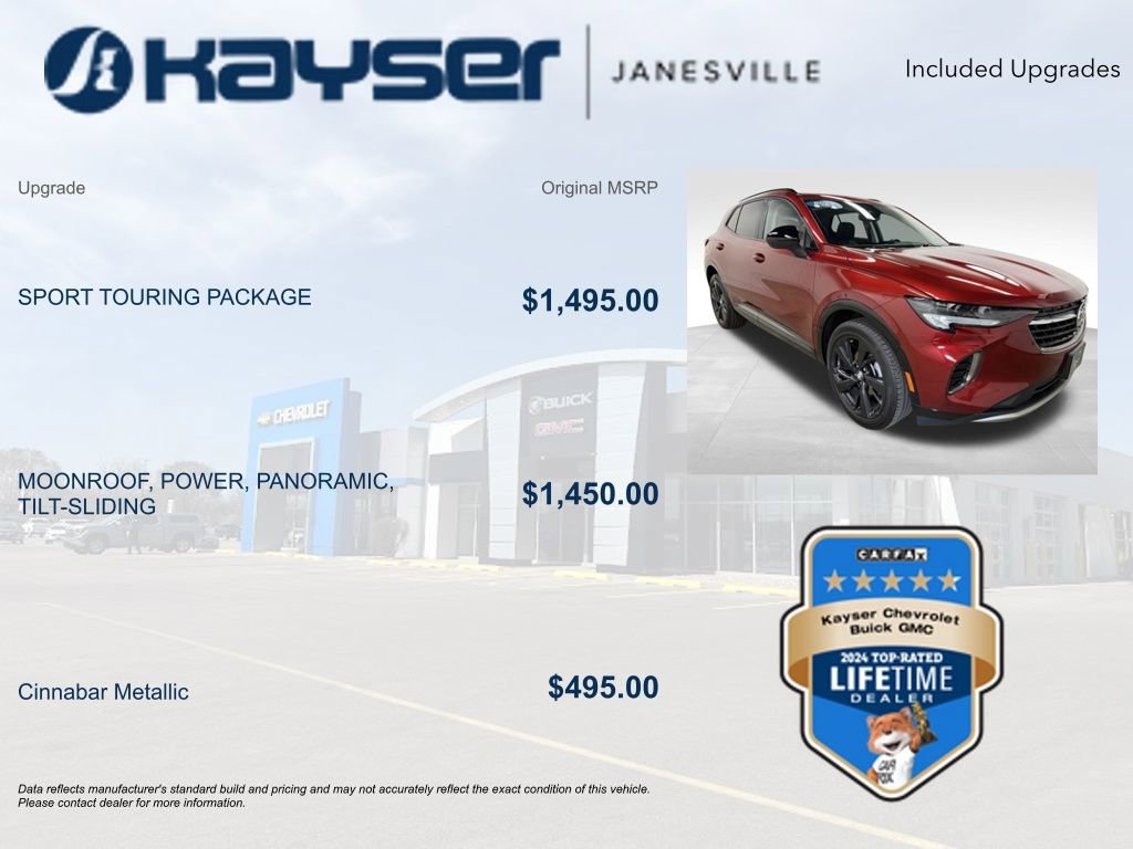 Certified 2023 Buick Envision Essence w/ Sport Touring Package AWD/4WD image 2