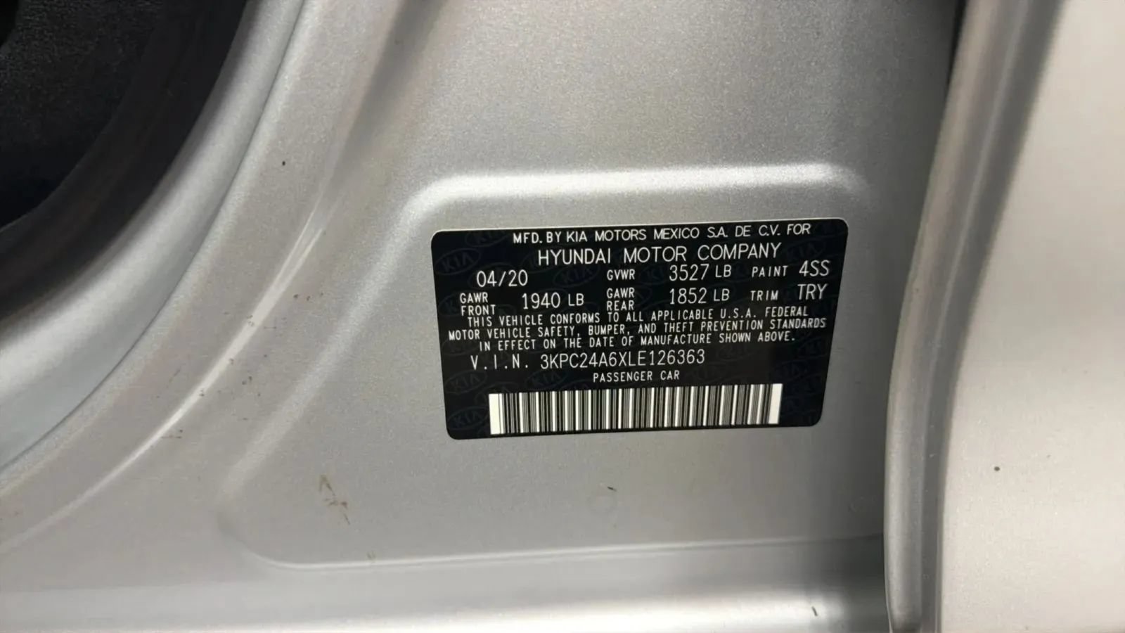 Used 2020 Hyundai Accent SE w/ Cargo Package FWD image 23
