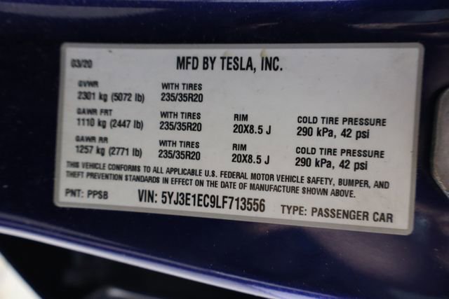 Used 2020 Tesla Model 3 Performance AWD/4WD image 39