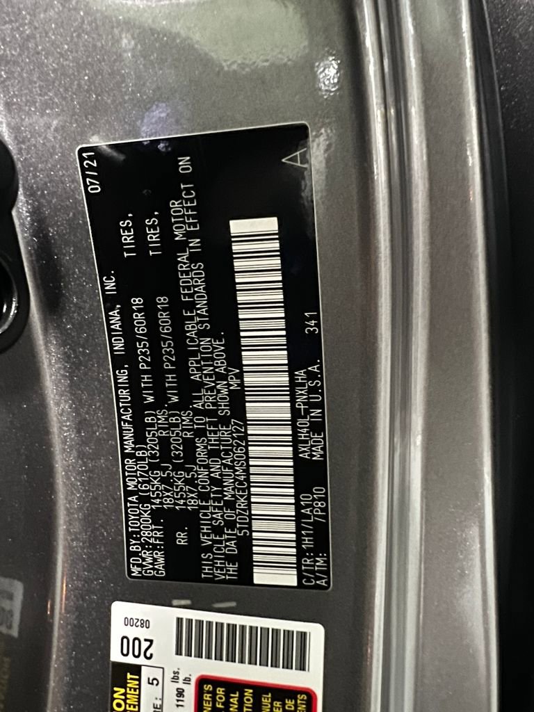 Certified 2021 Toyota Sienna Limited image 53