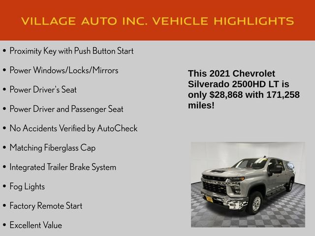 Used 2021 Chevrolet Silverado 2500 LT w/ Convenience Package image 14