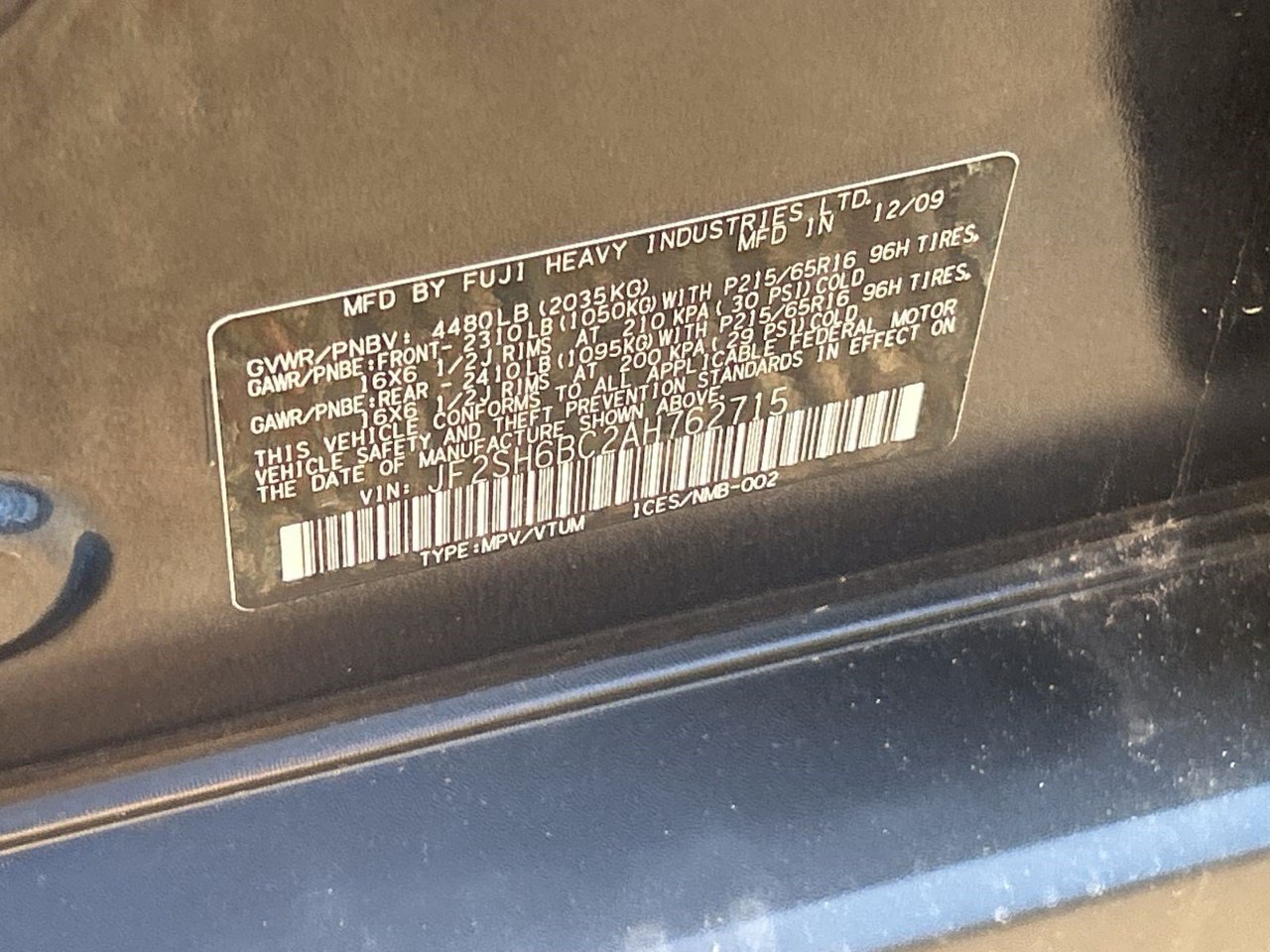 Used 2010 Subaru Forester 2.5X AWD/4WD image 27
