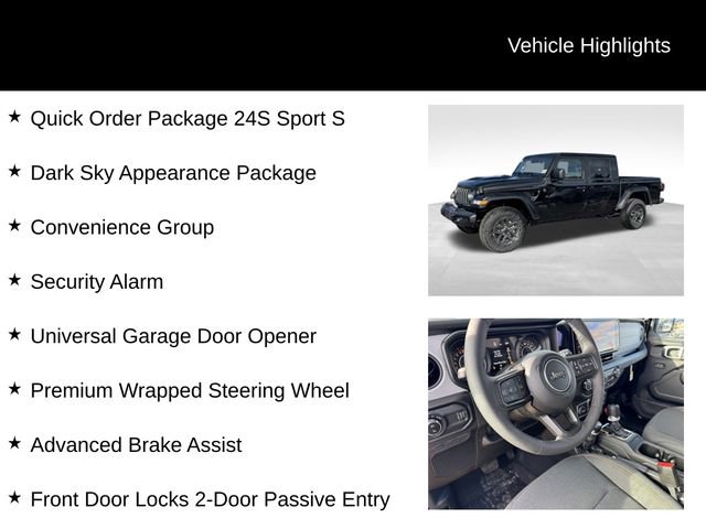 New 2026 Jeep Gladiator Sport AWD/4WD image 8