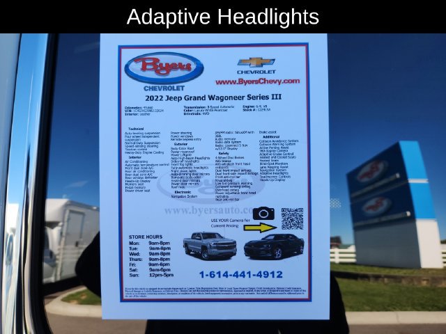 Used 2022 Jeep Grand Wagoneer Series III AWD/4WD image 14