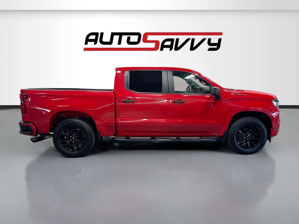 Used 2025 Chevrolet Silverado 1500 Custom w/ Turbomax Blackout Package AWD/4WD image 8